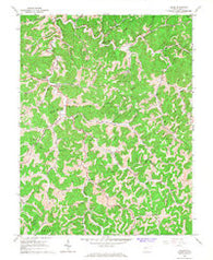 Chloe West Virginia Historical topographic map, 1:24000 scale, 7.5 X 7.5 Minute, Year 1966