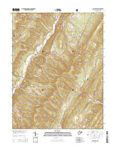 Circleville West Virginia Historical topographic map, 1:24000 scale, 7.5 X 7.5 Minute, Year 2014