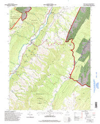 Circleville West Virginia Historical topographic map, 1:24000 scale, 7.5 X 7.5 Minute, Year 1995