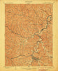 Clarksburg West Virginia Historical topographic map, 1:62500 scale, 15 X 15 Minute, Year 1902