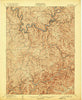 Clarksburg West Virginia Historical topographic map, 1:62500 scale, 15 X 15 Minute, Year 1910