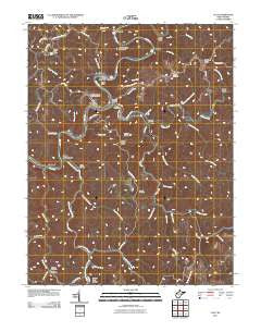 Clay West Virginia Historical topographic map, 1:24000 scale, 7.5 X 7.5 Minute, Year 2011