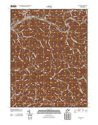 Clendenin West Virginia Historical topographic map, 1:24000 scale, 7.5 X 7.5 Minute, Year 2011