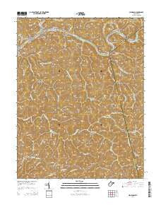 Clendenin West Virginia Historical topographic map, 1:24000 scale, 7.5 X 7.5 Minute, Year 2014