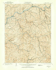 Clendenin West Virginia Historical topographic map, 1:62500 scale, 15 X 15 Minute, Year 1907