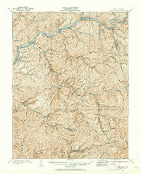 Clendenin West Virginia Historical topographic map, 1:62500 scale, 15 X 15 Minute, Year 1907