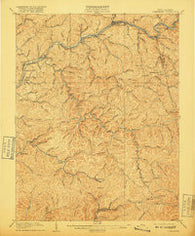 Clendenin West Virginia Historical topographic map, 1:62500 scale, 15 X 15 Minute, Year 1909