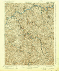 Clendenin West Virginia Historical topographic map, 1:62500 scale, 15 X 15 Minute, Year 1909