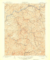 Clendenin West Virginia Historical topographic map, 1:62500 scale, 15 X 15 Minute, Year 1909
