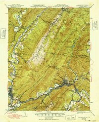 Clifton Forge Virginia Historical topographic map, 1:62500 scale, 15 X 15 Minute, Year 1949
