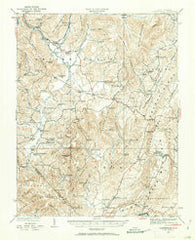 Clintonville West Virginia Historical topographic map, 1:62500 scale, 15 X 15 Minute, Year 1935