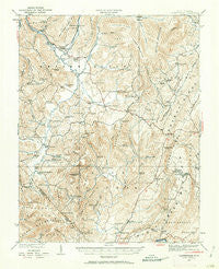 Clintonville West Virginia Historical topographic map, 1:62500 scale, 15 X 15 Minute, Year 1935