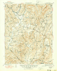 Clintonville West Virginia Historical topographic map, 1:62500 scale, 15 X 15 Minute, Year 1939