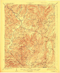 Clintonville West Virginia Historical topographic map, 1:62500 scale, 15 X 15 Minute, Year 1923