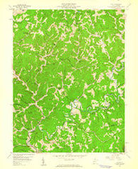 Clio West Virginia Historical topographic map, 1:24000 scale, 7.5 X 7.5 Minute, Year 1957