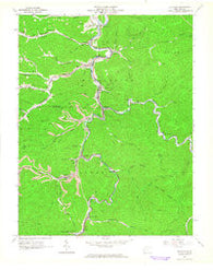 Clothier West Virginia Historical topographic map, 1:24000 scale, 7.5 X 7.5 Minute, Year 1963