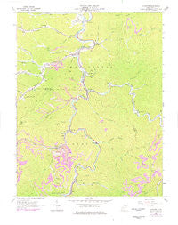 Clothier West Virginia Historical topographic map, 1:24000 scale, 7.5 X 7.5 Minute, Year 1963
