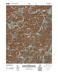 Clover Lick West Virginia Historical topographic map, 1:24000 scale, 7.5 X 7.5 Minute, Year 2011