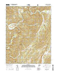 Clover Lick West Virginia Historical topographic map, 1:24000 scale, 7.5 X 7.5 Minute, Year 2014