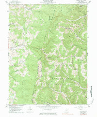Colebank West Virginia Historical topographic map, 1:24000 scale, 7.5 X 7.5 Minute, Year 1959