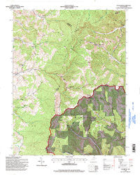 Colebank West Virginia Historical topographic map, 1:24000 scale, 7.5 X 7.5 Minute, Year 1995