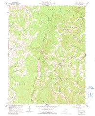 Colebank West Virginia Historical topographic map, 1:24000 scale, 7.5 X 7.5 Minute, Year 1959