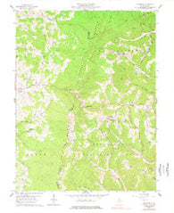 Colebank West Virginia Historical topographic map, 1:24000 scale, 7.5 X 7.5 Minute, Year 1959