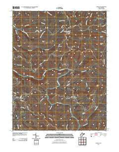 Corliss West Virginia Historical topographic map, 1:24000 scale, 7.5 X 7.5 Minute, Year 2010