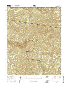 Corliss West Virginia Historical topographic map, 1:24000 scale, 7.5 X 7.5 Minute, Year 2014