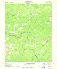 Corliss West Virginia Historical topographic map, 1:24000 scale, 7.5 X 7.5 Minute, Year 1969