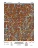 Cornstalk West Virginia Historical topographic map, 1:24000 scale, 7.5 X 7.5 Minute, Year 2011