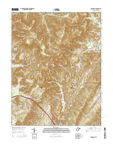 Cornstalk West Virginia Historical topographic map, 1:24000 scale, 7.5 X 7.5 Minute, Year 2014
