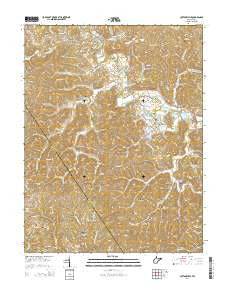 Cottageville West Virginia Historical topographic map, 1:24000 scale, 7.5 X 7.5 Minute, Year 2014