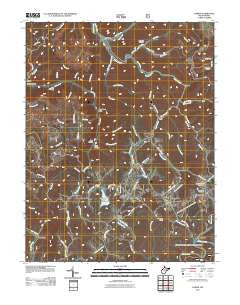 Cowen West Virginia Historical topographic map, 1:24000 scale, 7.5 X 7.5 Minute, Year 2011
