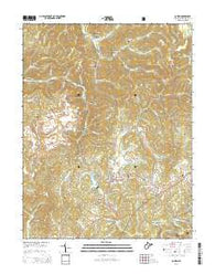 Cowen West Virginia Historical topographic map, 1:24000 scale, 7.5 X 7.5 Minute, Year 2014