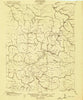 Cowen West Virginia Historical topographic map, 1:48000 scale, 15 X 15 Minute, Year 1915