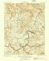 Cowen West Virginia Historical topographic map, 1:62500 scale, 15 X 15 Minute, Year 1915