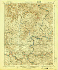 Cowen West Virginia Historical topographic map, 1:62500 scale, 15 X 15 Minute, Year 1917