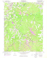 Crab Orchard West Virginia Historical topographic map, 1:24000 scale, 7.5 X 7.5 Minute, Year 1968
