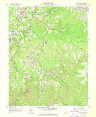 Crab Orchard West Virginia Historical topographic map, 1:24000 scale, 7.5 X 7.5 Minute, Year 1968