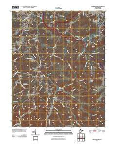 Crab Orchard West Virginia Historical topographic map, 1:24000 scale, 7.5 X 7.5 Minute, Year 2011