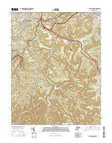 Crab Orchard West Virginia Current topographic map, 1:24000 scale, 7.5 X 7.5 Minute, Year 2016