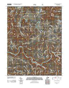 Craigsville West Virginia Historical topographic map, 1:24000 scale, 7.5 X 7.5 Minute, Year 2011