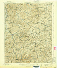 Crawford West Virginia Historical topographic map, 1:62500 scale, 15 X 15 Minute, Year 1914