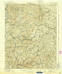 Crawford West Virginia Historical topographic map, 1:62500 scale, 15 X 15 Minute, Year 1914