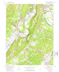 Cresaptown Maryland Historical topographic map, 1:24000 scale, 7.5 X 7.5 Minute, Year 1949