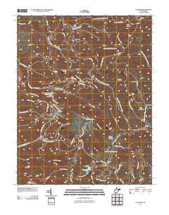 Crumpler West Virginia Historical topographic map, 1:24000 scale, 7.5 X 7.5 Minute, Year 2011