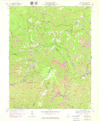 Crumpler West Virginia Historical topographic map, 1:24000 scale, 7.5 X 7.5 Minute, Year 1967