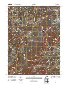 Cuzzart West Virginia Historical topographic map, 1:24000 scale, 7.5 X 7.5 Minute, Year 2011