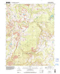 Cuzzart West Virginia Historical topographic map, 1:24000 scale, 7.5 X 7.5 Minute, Year 1997